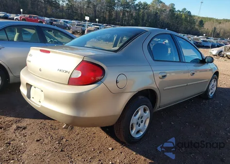 2002 Dodge Neon z USA, uszkodzony, nr VIN 1B3ES26C42D655319